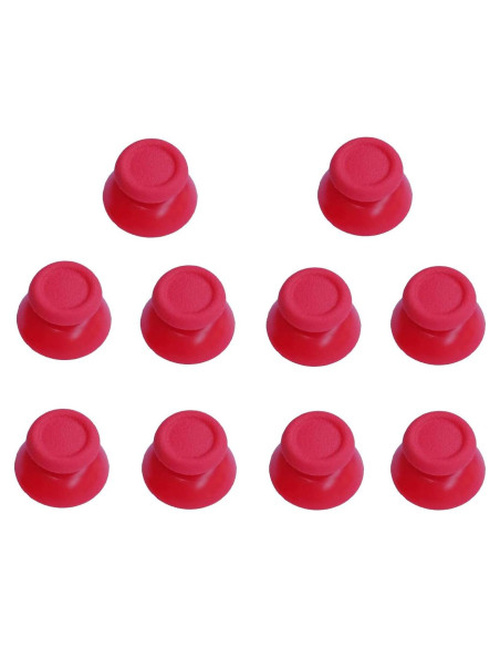 5 Pares de Thumbsticks Rojo para Controlador PS4 Senfer