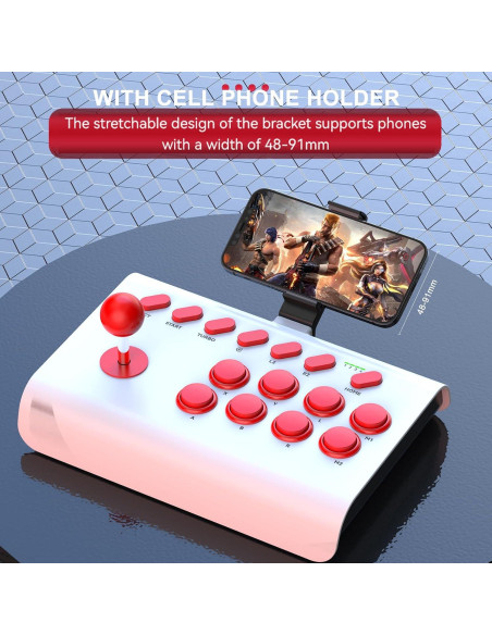 Joystick Arcade arVin para Switch, PS4, PC con Turbo