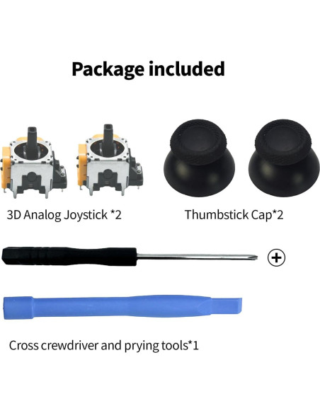 Joystick Analógico PS5 M MEWCO Reemplazo 2 Pack Naranja