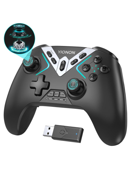 Controlador Inalámbrico YIONON Bluetooth con Joysticks y Gatillos Controlador Inalámbrico YIONON Bluetooth con Joysticks y Gatillos