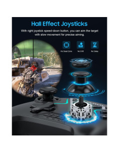 Controlador Inalámbrico YIONON Bluetooth con Joysticks y Gatillos 2