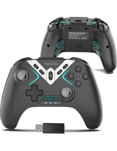 Controlador Inalámbrico YIONON Bluetooth con Joysticks y Gatillos