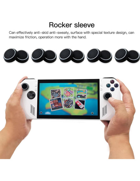 10 Fundas de Joystick Silicona XSPANDER para PS4/PS3/PS2