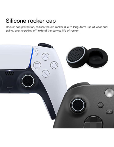 10 Fundas de Joystick Silicona XSPANDER para PS4/PS3/PS2