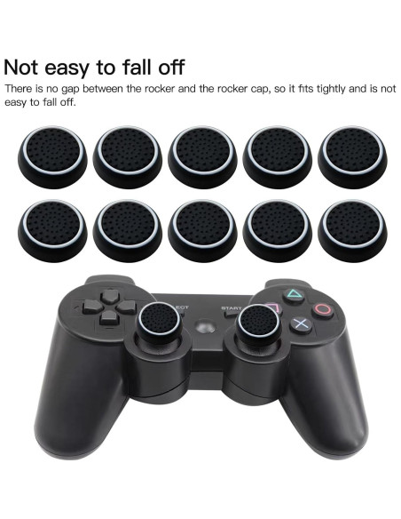 10 Fundas de Joystick Silicona XSPANDER para PS4/PS3/PS2