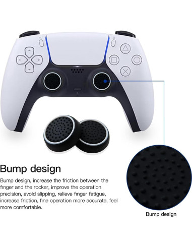 10 Fundas de Joystick Silicona XSPANDER para PS4/PS3/PS2