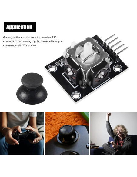 Módulo Joystick Analógico Diitao 8PCS Doble Eje 20cm