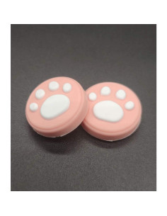 2 Tapas de Silicona Rosa para Joystick Nintendo Switch 2