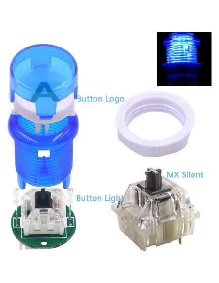 Controlador de Juego SJ@JX 2 Jugadores Joystick LED 8 Vías