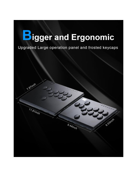 Controlador Sin Palanca SIXSIR M12+ RGB para PC/PS4/Switch Controlador Sin Palanca SIXSIR M12+ RGB para PC/PS4/Switch