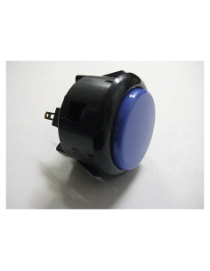 Botón de Arcade Sanwa OBSF-30 Azul Oscuro y Negro 30mm