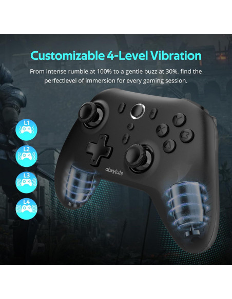 Controlador Inalámbrico C6 abxylute para PC y Switch - 1000Hz