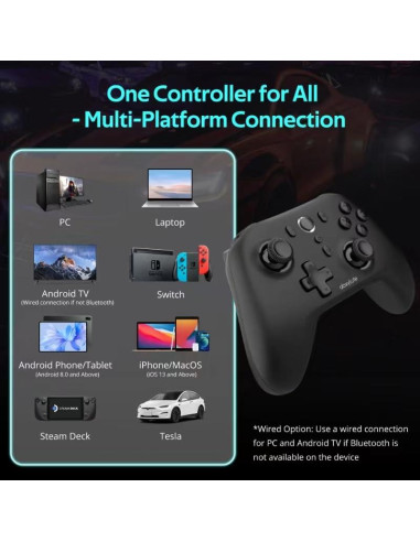 Controlador Inalámbrico C6 abxylute para PC y Switch - 1000Hz