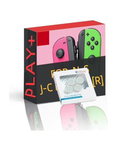 Controlador Inalámbrico Play+ Rosa Verde para N-Switch