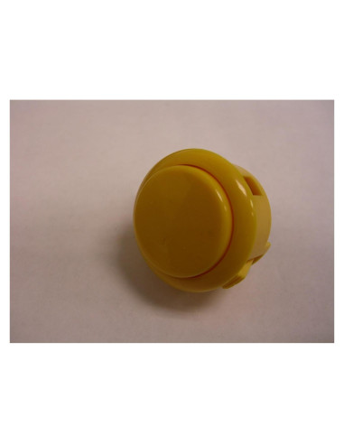 Botón de Arcade Sanwa OBSF-30 Amarillo 30mm Sin Clic