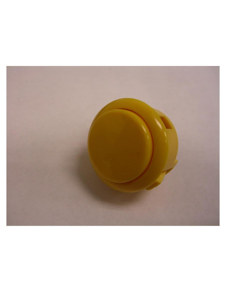 Botón de Arcade Sanwa OBSF-30 Amarillo 30mm Sin Clic