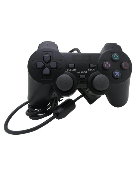 Controlador NEXiLUX PS2 Compatible con PlayStation 1 y 2