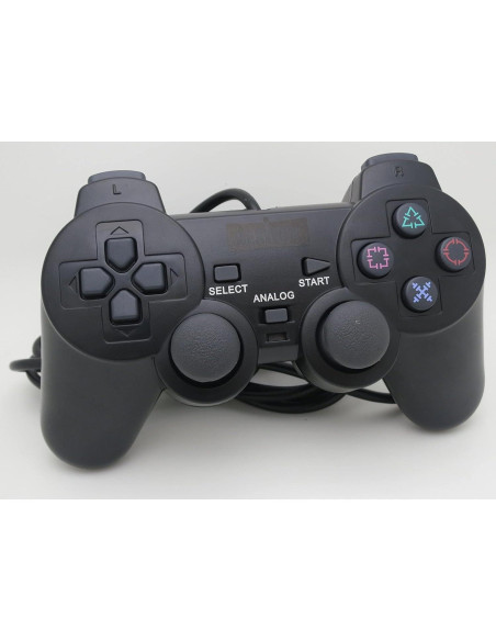 Controlador NEXiLUX PS2 Compatible con PlayStation 1 y 2