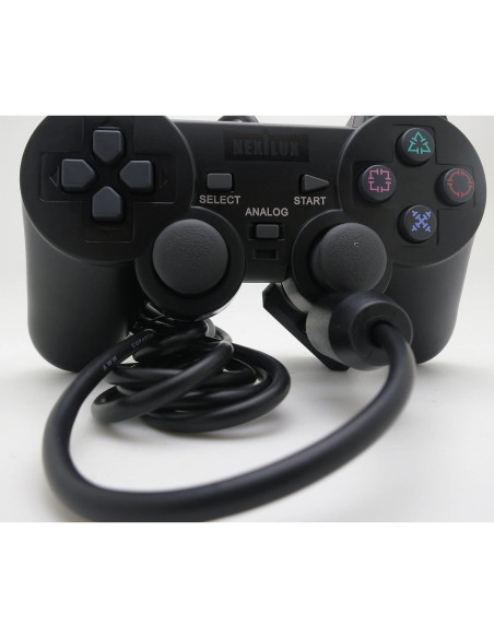 Controlador NEXiLUX PS2 Compatible con PlayStation 1 y 2