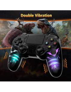 Controlador PS4 CHENGDAO Inalámbrico 2 Pack con Luz 2