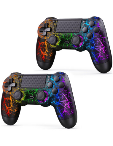Controlador Inalámbrico GamingBoy RGB para PS4/PC, 1000mAh
