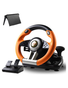 Volante de Carreras PXN V3II con Pedales y Soporte