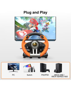 Volante de Carreras PXN V3II con Pedales y Soporte 2