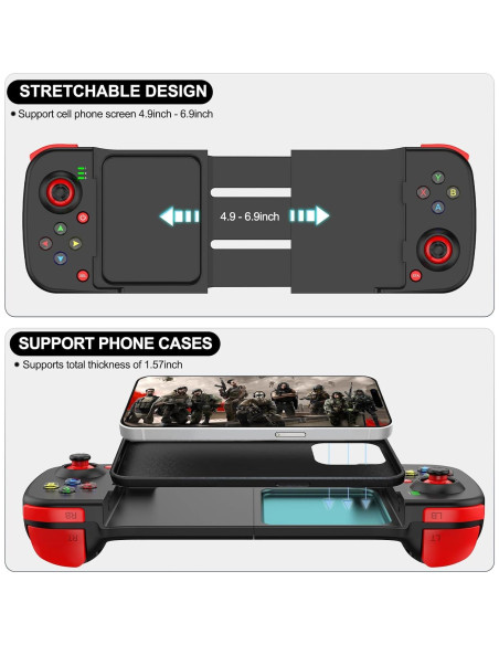Controlador Inalámbrico de Juegos arVin para iPhone/Android