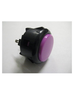 Botón de Arcade Sanwa OBSF-30 Violeta y Negro OEM