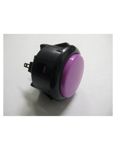 Botón de Arcade Sanwa OBSF-30 Violeta y Negro OEM
