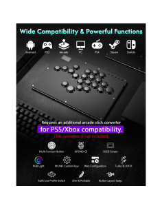 Controlador Arcade GuileKeys GK-21 21 Botones RGB para PS4/PC 2