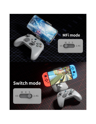 Controlador Inalámbrico ThinTree para PC y Consolas - Doble Vibración