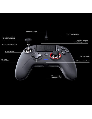 Controlador Nacon Esports Revolution Pro V3 PS4/PC - Inalámbrico