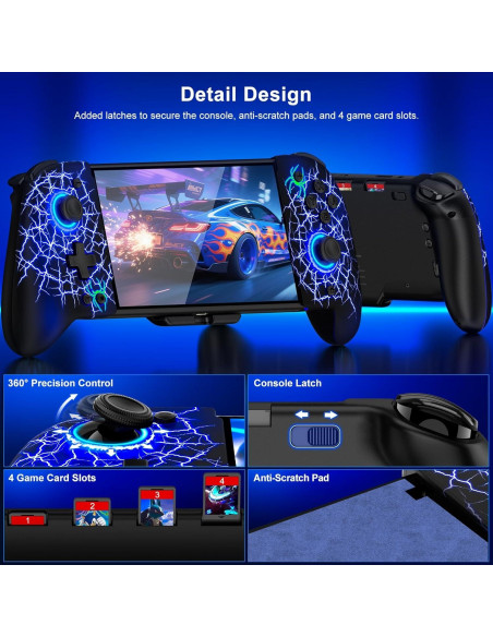 Controlador Inalámbrico Gammeefy JC201 para Nintendo Switch