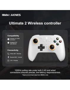 Controlador Inalámbrico AKNES 8BitDo Ultimate para PC y Android 2