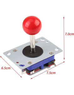 Joystick Walfront Bola Roja 2/4/8 Vías para Juegos 2