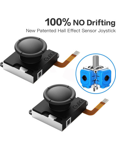 Joystick GuliKit Hall Switch Joycon Sin Deriva 4 Piezas
