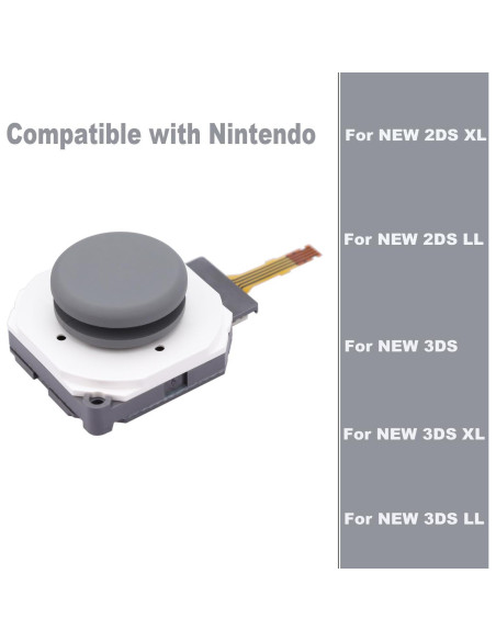 Joystick Analógico 3D IKPEK para Nintendo New 2DS/3DS