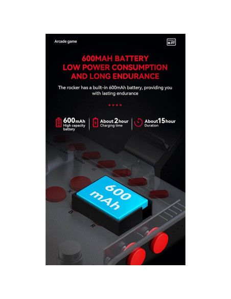 Joystick Arcade arVin para iPhone Android PC Switch PS4 Joystick Arcade arVin para iPhone Android PC Switch PS4