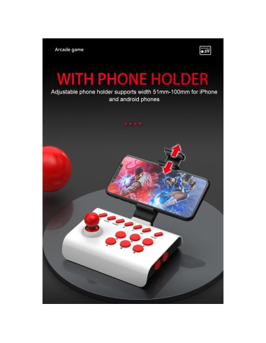 Joystick Arcade arVin para iPhone Android PC Switch PS4