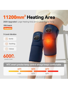 Masajeador de Rodilla Inalámbrico IKEEPFIT MAXwarm 3.0 con Calor 2