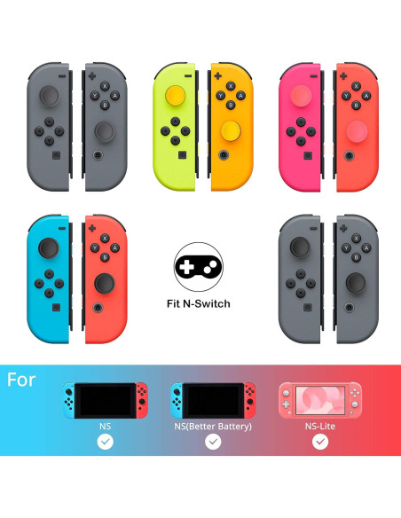 Tapa de Pulgar Joycon Ferkurn - 8 Piezas para Switch