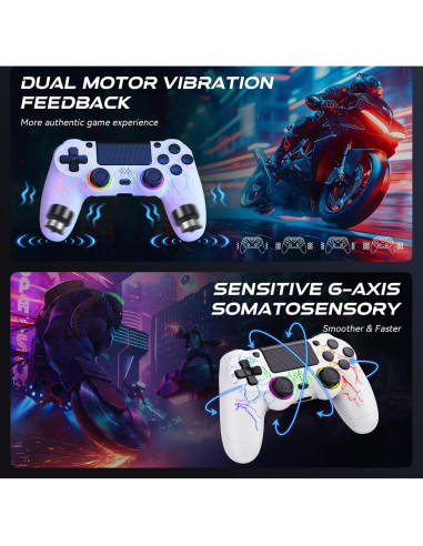 Controlador Inalámbrico GamingBoy RGB para PS4 y PC