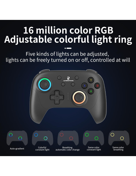 Controlador Inalámbrico GiipGoop RG P01 para PC y Switch