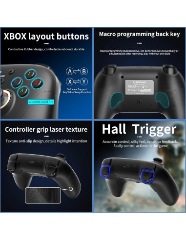 Controlador Inalámbrico GiipGoop RG P01 para PC y Switch