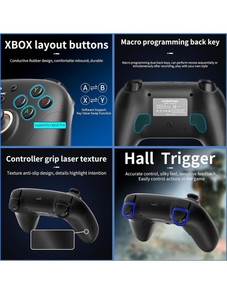 Controlador Inalámbrico GiipGoop RG P01 para PC y Switch