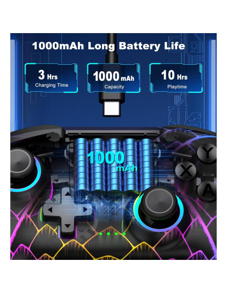 Controlador Inalámbrico AIfasterfly para PC y Switch