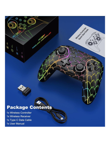 Controlador Inalámbrico AIfasterfly para PC y Switch