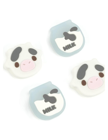 GeekShare Tapones Silicona Joy Con Vaca Lechera 4PCS