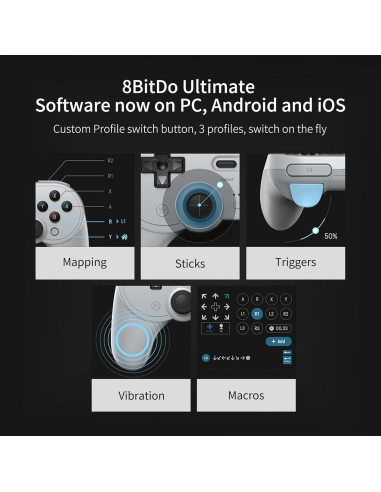 Controlador Pro 2 Bluetooth 8Bitdo - Edición Clásica G